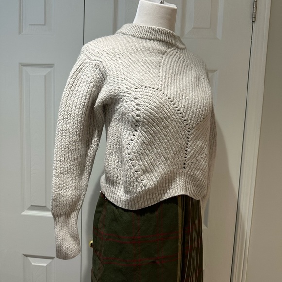 Wilfred light gray crop sweater - Picture 6 of 9